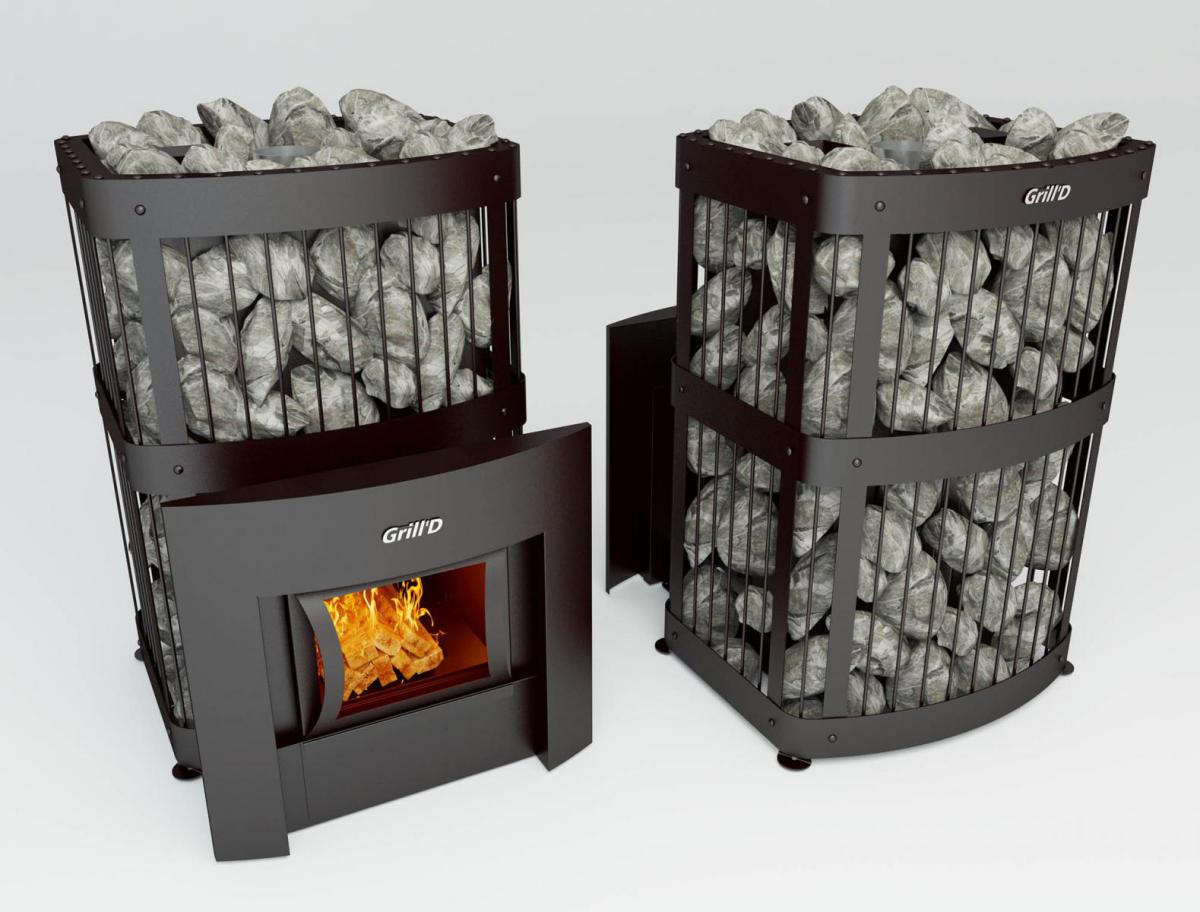 Банная печь Grill'D Fortuna 280G window black