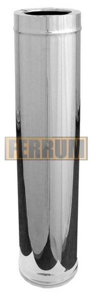 Сэндвич FERRUM 1м (430/0,8мм + нерж.) Ф115х200
