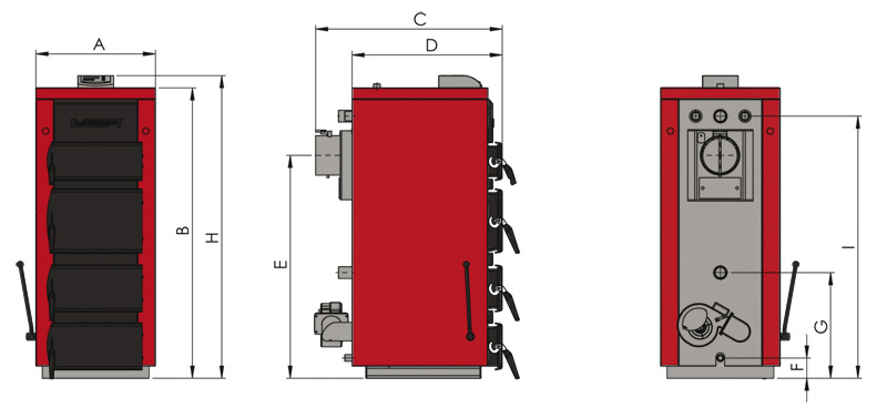 Твердотопливный котел Elektromet EKO-KWW Strong 33